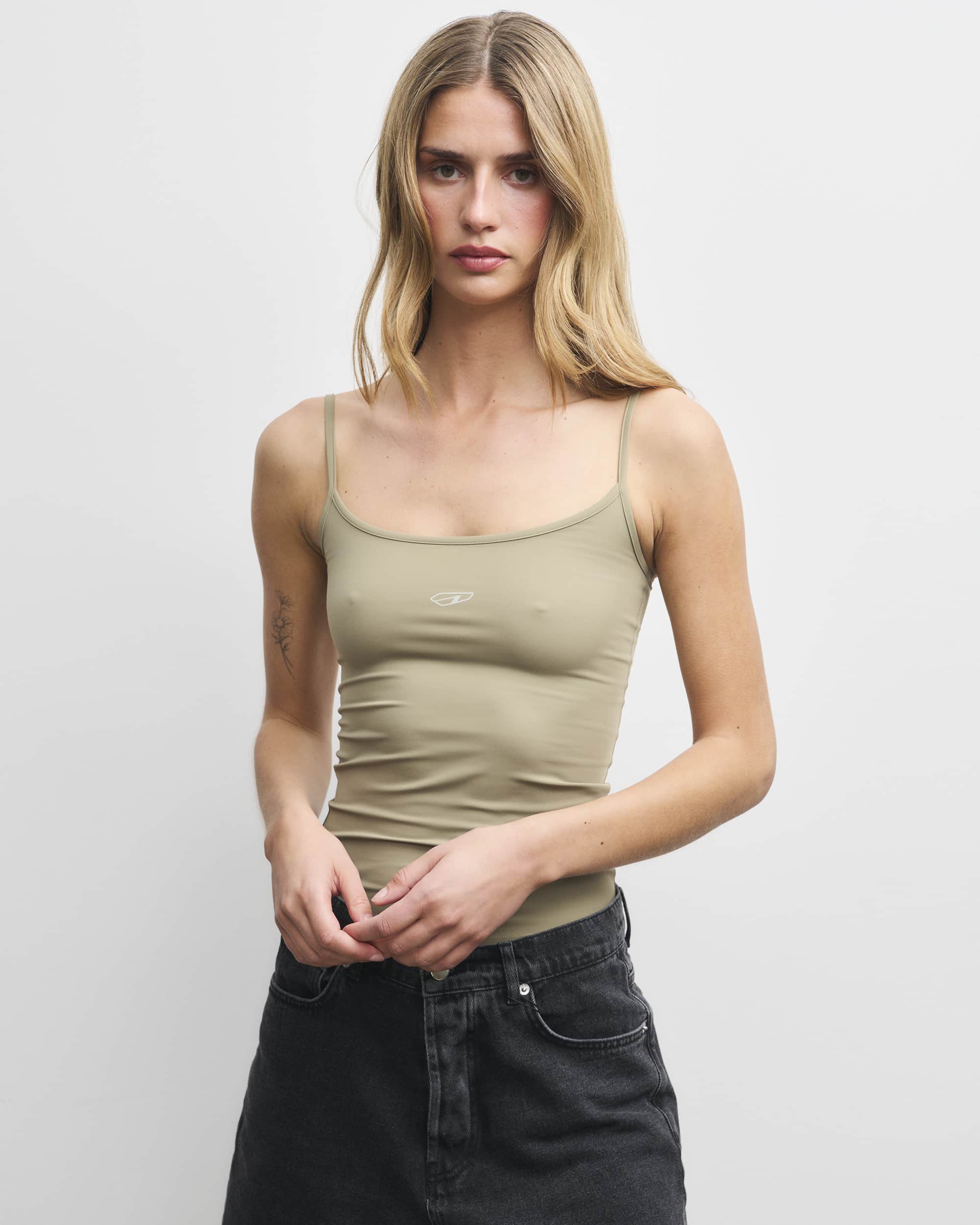 ARKK Apparel Core Tank Top | Khaki T-Shirt